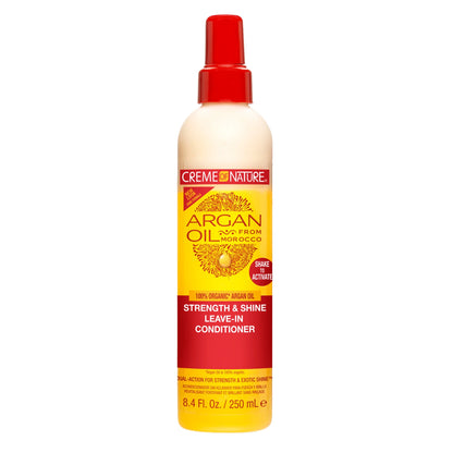 Argan Oil Strength & Shine Leave-In Conditioner, 8.45 Fl Oz