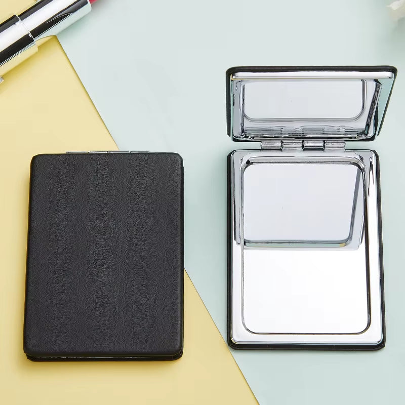 Folding Mirror Pocket Mini Portable Makeup Mirrors Travel Hand Small Mirror Vanity Foldable Compact Cosmetics Tools