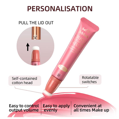 Face Blusher Peach Cream  Cheek Contour Blush Cosmetics Blusher Cream Korean Makeup Rouge Tint Blush