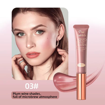 Face Blusher Peach Cream  Cheek Contour Blush Cosmetics Blusher Cream Korean Makeup Rouge Tint Blush