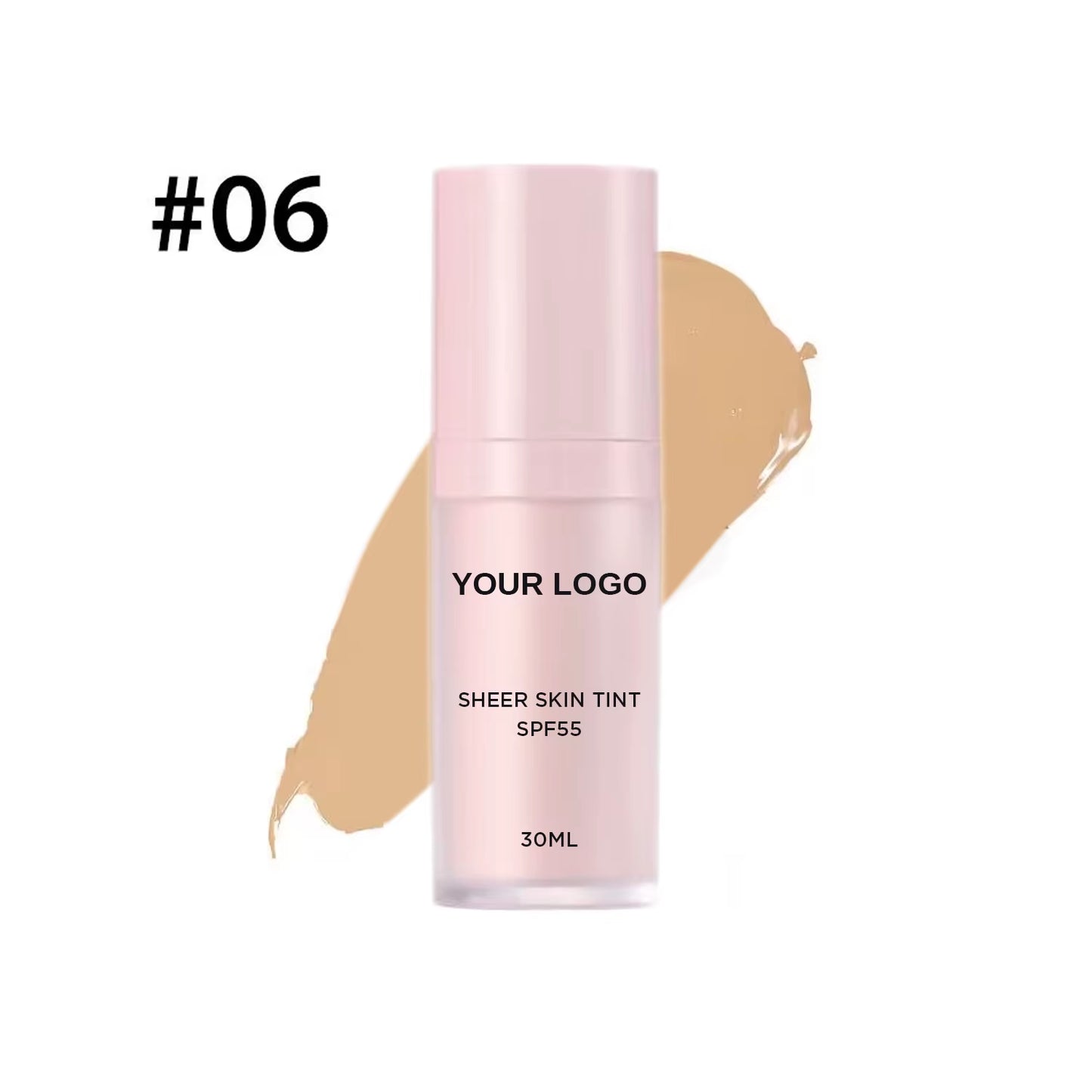 Sun SPF 50+ Sunscreen Sun Block Moisturizing Sun Care Liquid Spf 50 Facial 14 Colors Tinted Beautify Face Makeup Foundation