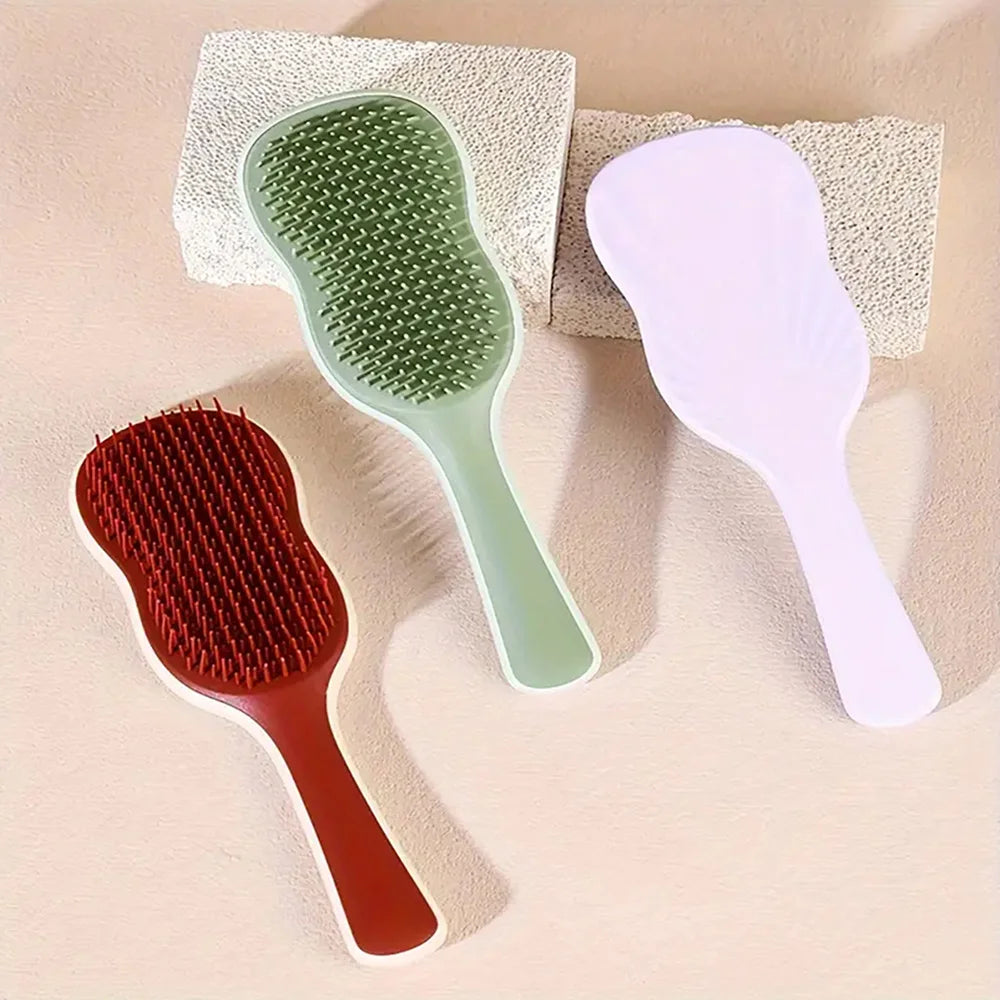 Massage Hair Comb anti Detangling Hairbrush Hair Styling Detangler Fast Blow Drying Curling Hair Brushes Comb Hairdressing Tools