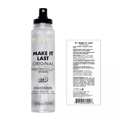 Milani Make It Last Original Natural Finish Setting Spray