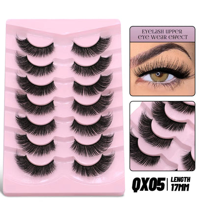 Cat Eye Lashes Faux Mink Eyelashes Winged End Eye Elongated Eyelashes Fake Lashes Natural Long Eyelashes Extension