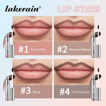 4Colors Highly Pigmented Lip Liner Tattoo Matte Peel off Enhance Lip Liner Lasting Lip Stain Waterproof Transfer-Proof Lipstick