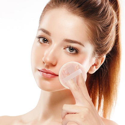 Cosmetics Makeup Sponge 12 PCS Fluffy Make up Foundation Applicator Face Blending Setting Pads Matte Loose Powder Body Paint Wet Dry Application Brushes(Pink/Skin Color)