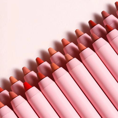 12 Colors Lip Liner Velvet Matte Lipsticks Waterproof Long Lasting Lip Liner Cosmetics Lip Makeup Lip Liner Pencil