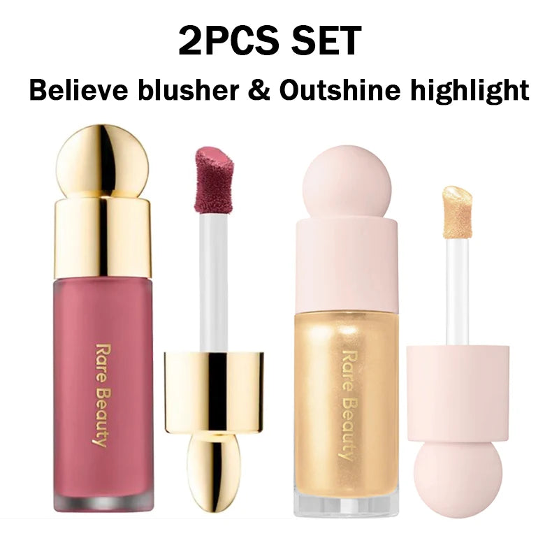 Powder Highlighter Blush Water Light Shimmer Waterproof Long Last Face Illuminator Brighten Light Liquid Highlighter