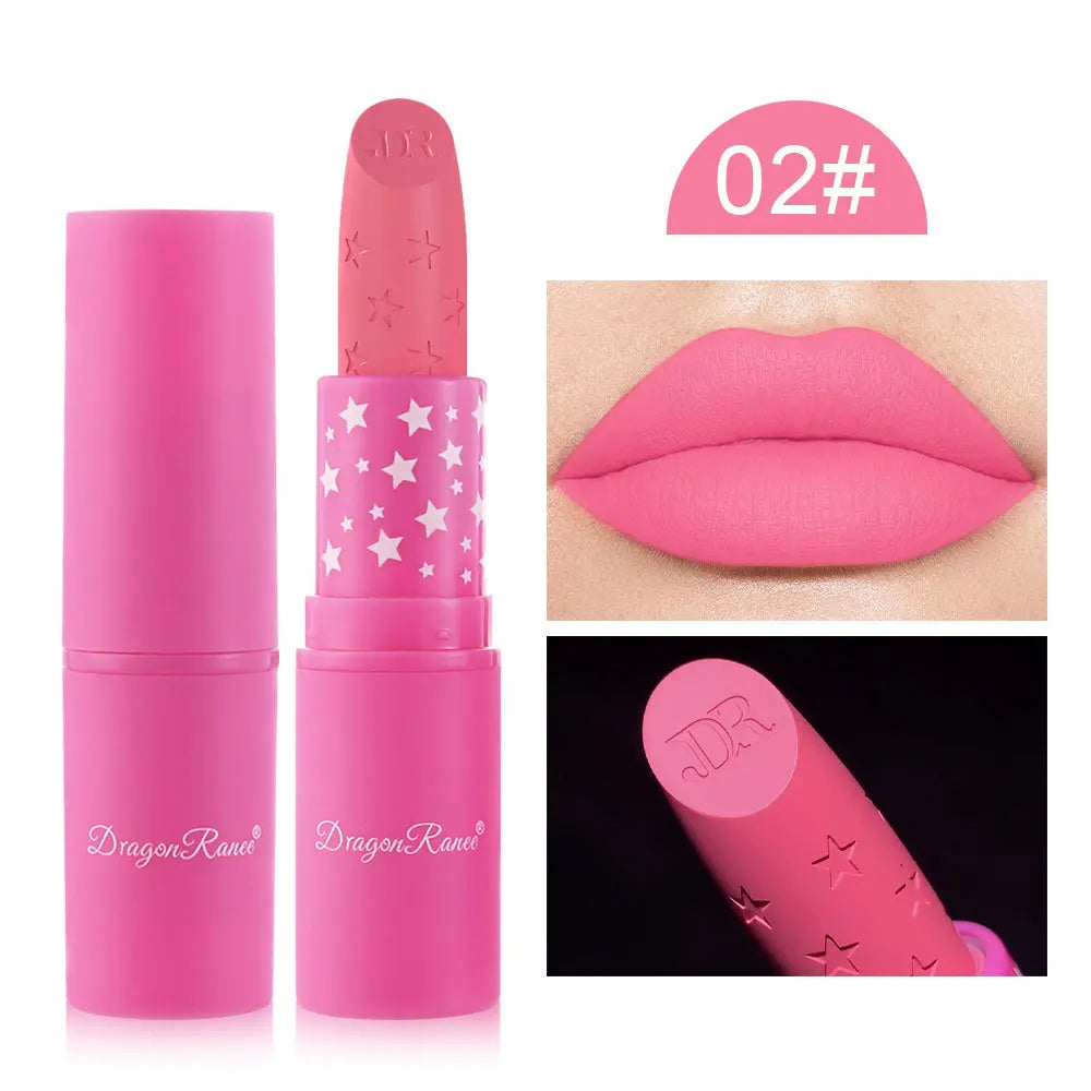 9 Colors Velvet  Pencil Waterproof Long Lasting Sexy Nude Pink Lip Stick Non-Stick Cup Makeup Lip Tint Cosmetics