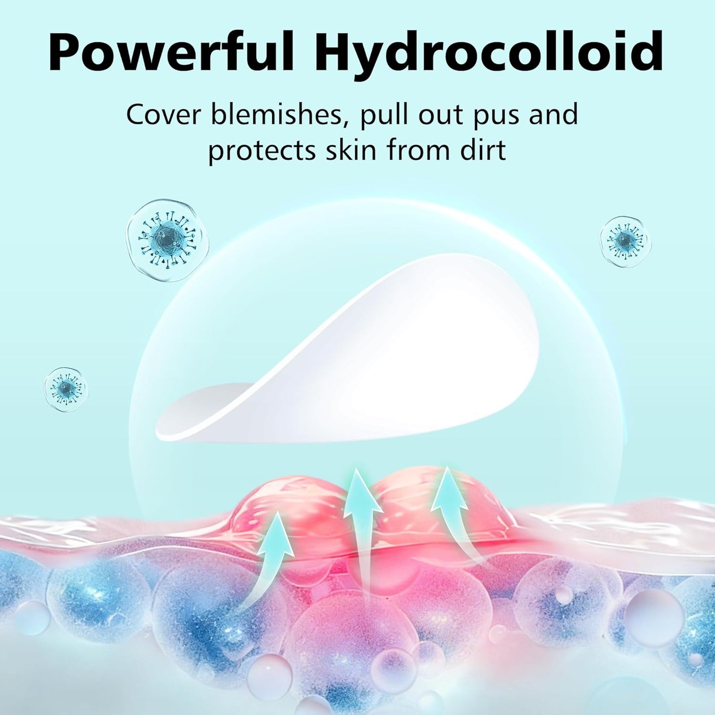 Pimple Patches for Face - 4 Size 600 Counts Acne Patches, Hydrocolloid Patches for Covering Zits and Blemishes, Spot Stickers with Salicylic Acid, Tea Tree Oil & Calendula Oil
