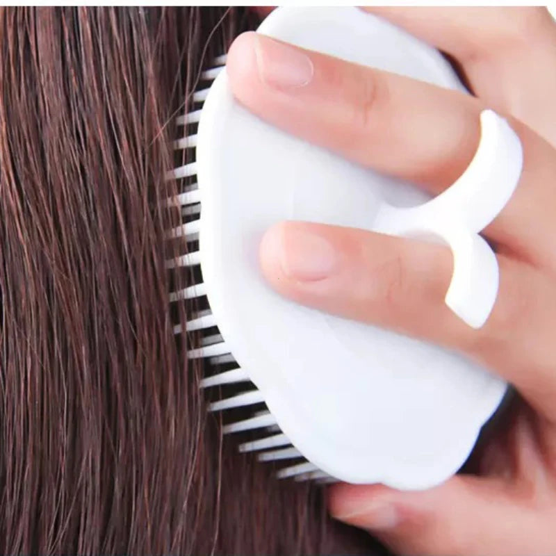 1Pcs Black Hair Comb Scalp Massagers round Comb Women Men Shower Brush Hair Scalp Shower Wash Clean Hair Tool Brush