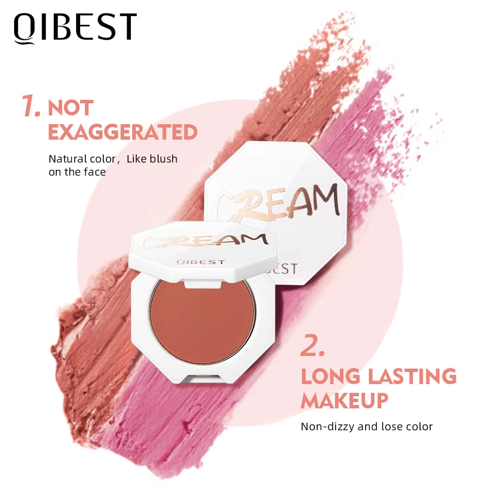 Face Blusher Peach Cream  Cheek Contour Blush Cosmetics Blusher Cream Korean Makeup Rouge Tint Blush