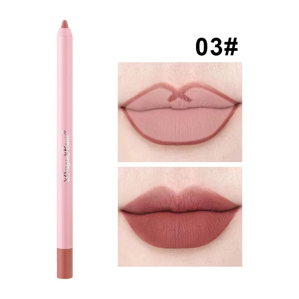 12 Colors Lip Liner Velvet Matte Lipsticks Waterproof Long Lasting Lip Liner Cosmetics Lip Makeup Lip Liner Pencil