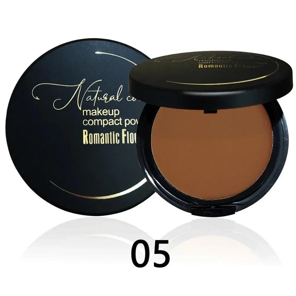 6-Color Dark Powder Bronze Powder Dark Skin Foundation Oil Control Concealer Brighten the Face Create 3D Highlight Shadow Makeup
