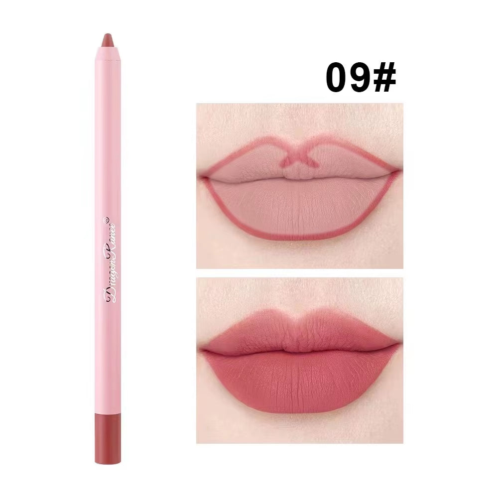 12 Colors Lip Liner Velvet Matte Lipsticks Waterproof Long Lasting Lip Liner Cosmetics Lip Makeup Lip Liner Pencil