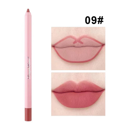 12 Colors Lip Liner Velvet Matte Lipsticks Waterproof Long Lasting Lip Liner Cosmetics Lip Makeup Lip Liner Pencil