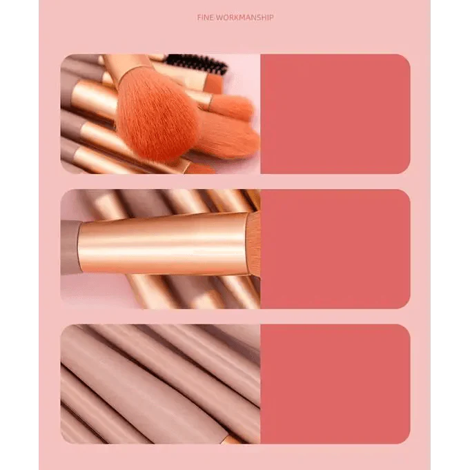 8Pcs Mini Travel Portable Soft Makeup Brushes Set