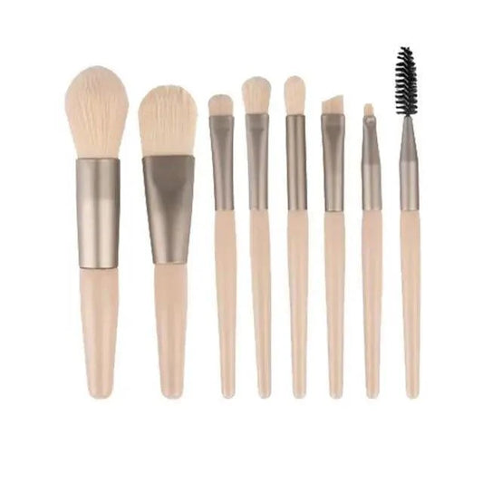 8Pcs Mini Travel Portable Soft Makeup Brushes Set