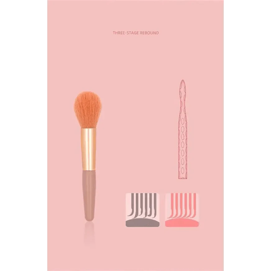 8Pcs Mini Travel Portable Soft Makeup Brushes Set