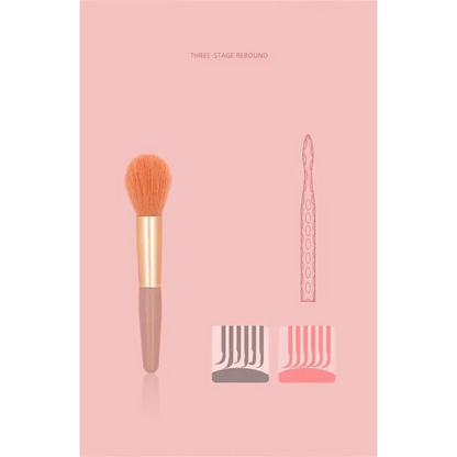 8Pcs Mini Travel Portable Soft Makeup Brushes Set