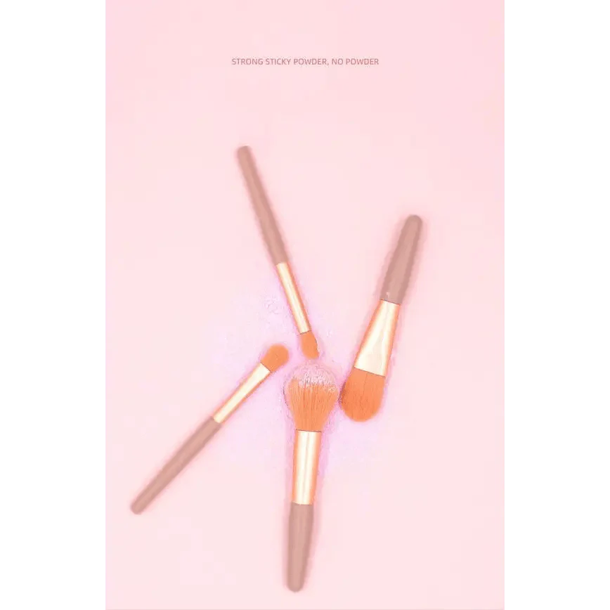 8Pcs Mini Travel Portable Soft Makeup Brushes Set