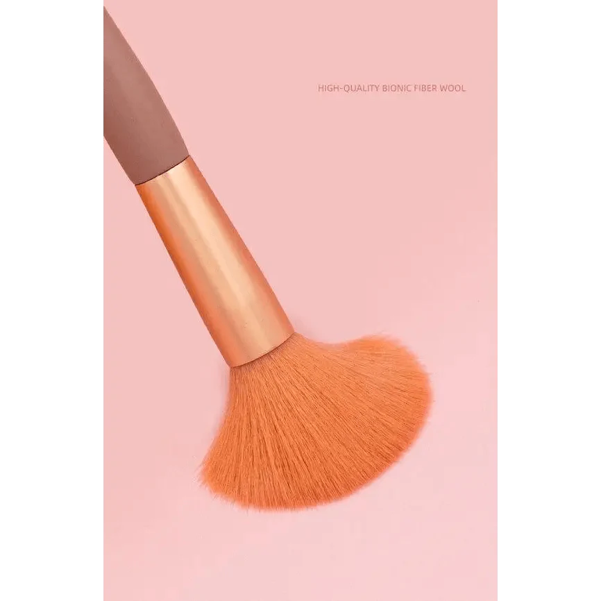 8Pcs Mini Travel Portable Soft Makeup Brushes Set
