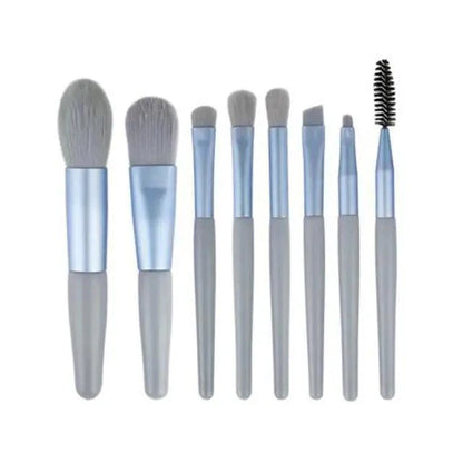 8Pcs Mini Travel Portable Soft Makeup Brushes Set